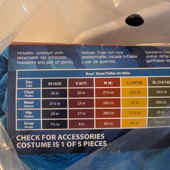 Disguise Kids Sonic Costume - Blue - Picture 3 of 5